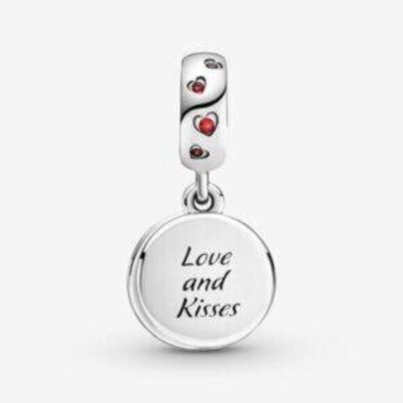 Pandora Disney Mickey Mouse & Minnie Mouse Love and Kisses Dangle Charm - Picture 4 of 5